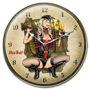  Gunner Girl Clock