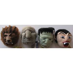 Universal Monsters Screamers Set of 4 Wolfman, Frankenstein, Mummy 