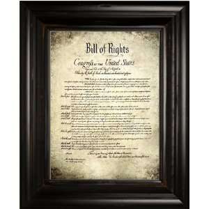  Bill of Rights 38x31 Double Frame   Framed Legacy Art 