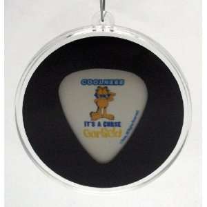 Garfield Guitar Pick #3 With MADE IN USA Christmas Ornament Capsule