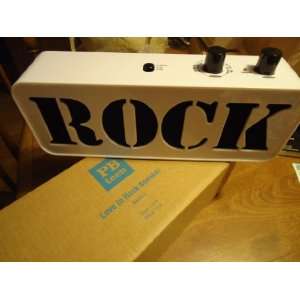  Pottery Barn Teen Love to Rock Word Speaker ROCK White 
