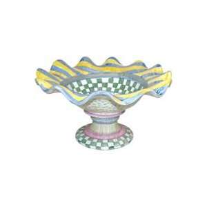  Myrtle Fluted Compote by MacKenzie Childs Ltd.