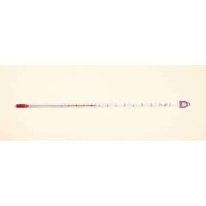   VWR Safety Thermometers, Fluoropolymer Resin Coated, Red Spirit Filled