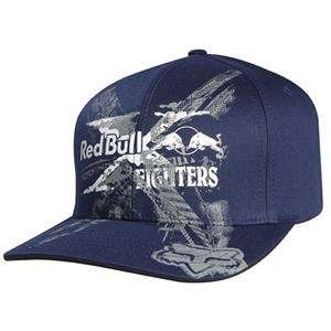  Fox Racing Red Bull X Fighters Exposed Flexfit Hat   Small 