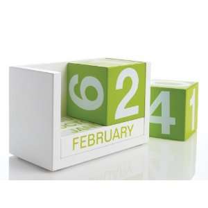  Design Ideas 3202011G Block Calender in Green