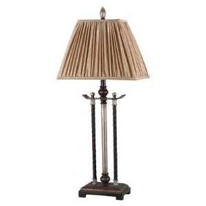  Resin And Iron Meridian 3 Way Table Lamp