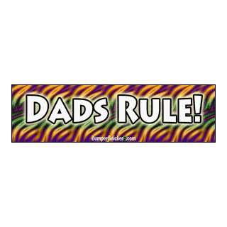 Dads Rule   Refrigerator Magnets 7x2 in Automotive