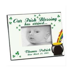   IRISH BLESSING PERSONALIZED BABY WOOD PICTURE FRAME