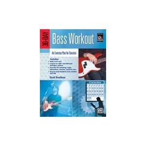  30 Day Bass Workout   Bass Guitar   Bk+DVD Musical 