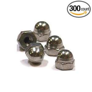 16 Acorn Nuts / Low Crown / Closed End / 18 8 Stainless Steel 