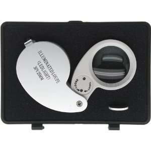  30x LED Jewelers Loupe Magnifying Glass Magnifier Arts 