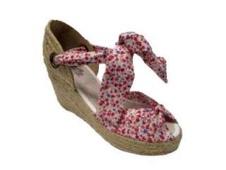 Floral Espadrille Wedge Sandal Shoes Sizes 3 8  