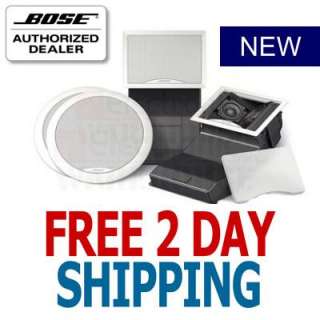 BOSE 191 INVISIBLE IN WALL / CEILING SPEAKERS PAIR NEW 017817323116 