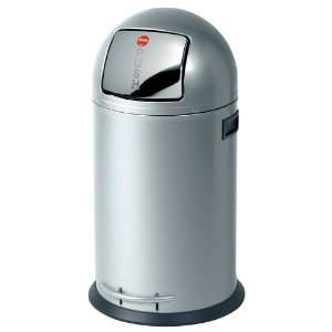  Hailo Kick Max 0835 029 35 Liter Waste Container,Stainless 