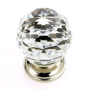  JVJ Hardware 35214 Faceted Ball Crystal Pure Elegance Knob 