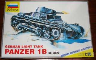 Zvezda 135 German Light Tank Panzer I B #3522  