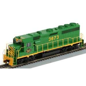  HO RTR GP40 2 RDG #3673 Toys & Games