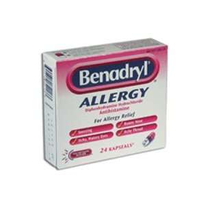  Benadryl Allergy Relief Kapgels   24 Ea 