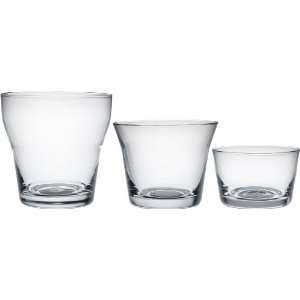  Alessi 123dl Set of Three Glasses/Mesuring Cups in 