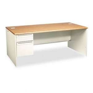HON® 38000 Series Single Pedestal Desk for L Workstation DESK,72X36 