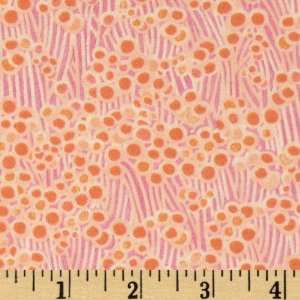 44 Wide Elizabeth Anne Abstract Vines Orange Fabric By 