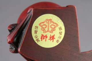 Sou Shan Stone Ware Figural Carved Resin Oriental Art  