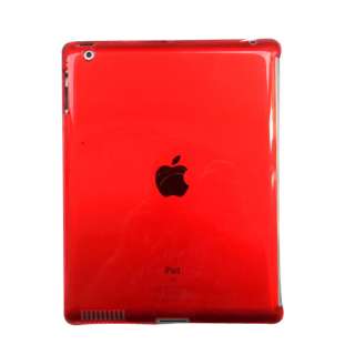 The New iPad 3rd Gen Slim PU Leather Smart Cover + Back Hard case 