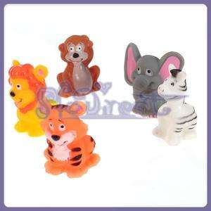 JUNGLE SAFARI ZOO ANIMAL FINGER PUPPETS BEDTIME Story PARTY PLAY 