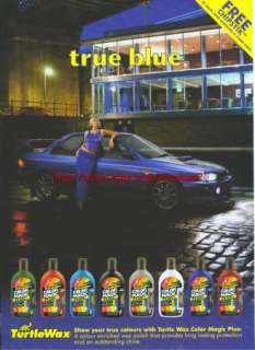 Turtle Wax Color Magic Plus+ True Blue 2003 Magazine Advert #172 