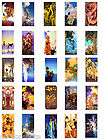 25 Maxfield Parrish Images 24x48mm Collage Paper 8.5x11   Glass 