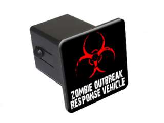 Zombie Outbreak Response Vehicle   Tow Trailer Hitch Cover Plug Truck 