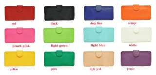 Women Lady Girl Stylish PU colorful clutch wallet purse Bag GL 12 