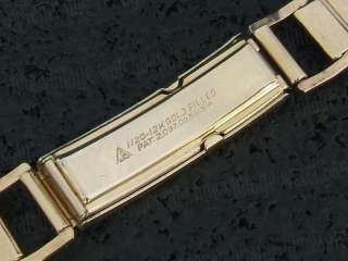 NOS 5/8 JB Champion Gold gf Art Deco Vintage Watch Band  