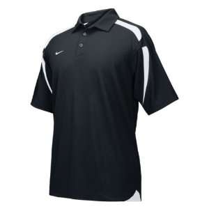 Nike Mens End Line Polo Shirt Coach Black White Size XXL  