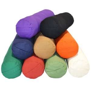   (TM) Supportive Round Cotton Yoga Bolster