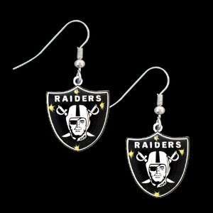  NFL Flashing Earrings   Oakland Raiders