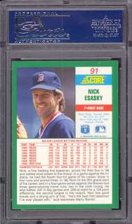 1990 Score #91 Nick Esasky Red Sox PSA 10 pop 1  