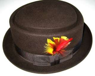 This hat is comparable in style and design to the Porkpie hat worn by 