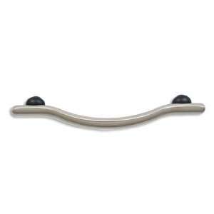  #4379 CKP Brand Pull, Brushed Nickel Finish with Black 
