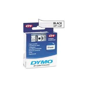  D1 Tape Cartridge for Electronic Label Makers, Black on 