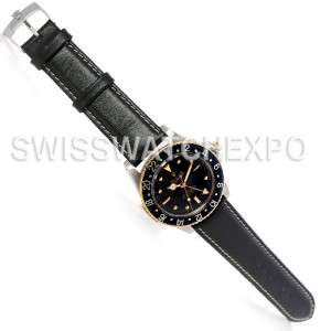 Rolex GMT Master Mens 18k Gold Steel Vintage Watch 16753  