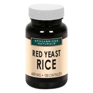  Stockbridge Naturals Red Yeast Rice, 600 mg (120 capsules 