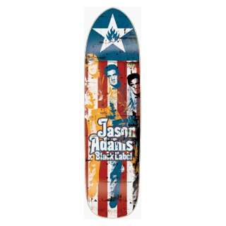  Black Label Skateboards Adams Americana Deck  8.62 
