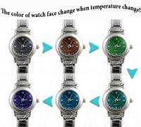   Round MOOD Stainless Steel Italian Charms Quartz Watches WJ371  