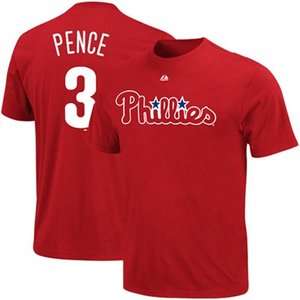 Philadelphia Phillies Hunter Pence Majestic Youth T shirt Jersey 