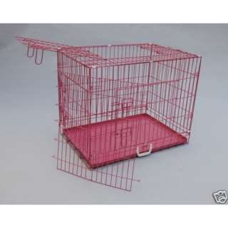 48 3 Door Folding Suitcase Dog Crate Pet Cage Cat Kennel w/DIVIDER 