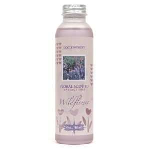   Floral Scented Massage Oil, Wild Flower 4o .