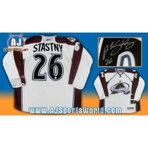  Paul Stastny Autographed Uniform   RBK NHL Sports 