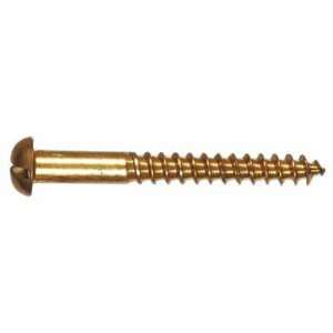  Hillman 386121 Wood Screws 4x1/2   Brass