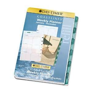 Day Timer® Coastlines Dated Two Page per Week Organizer Refill, 5 1/2 